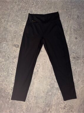 High-Waisted Black Leggings